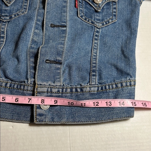 LEVI VINTAGE TYPE 1 BLUE DENIM ICONIC JACKET WOMENS SIZE S - Picture 14 of 15